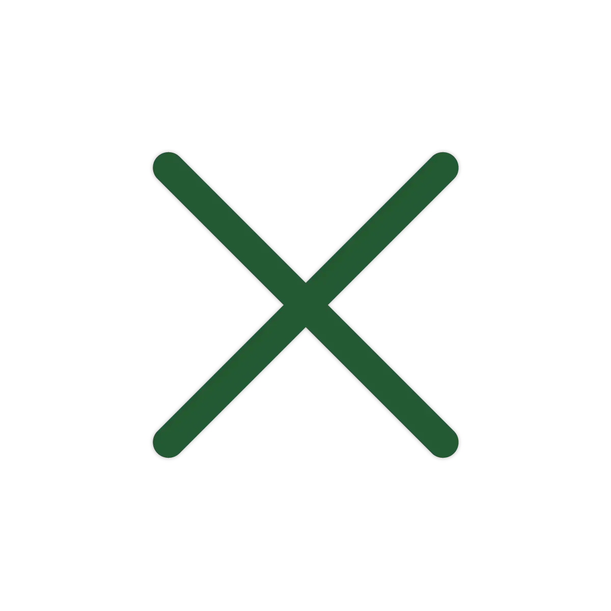 איקס פנימי ירוק