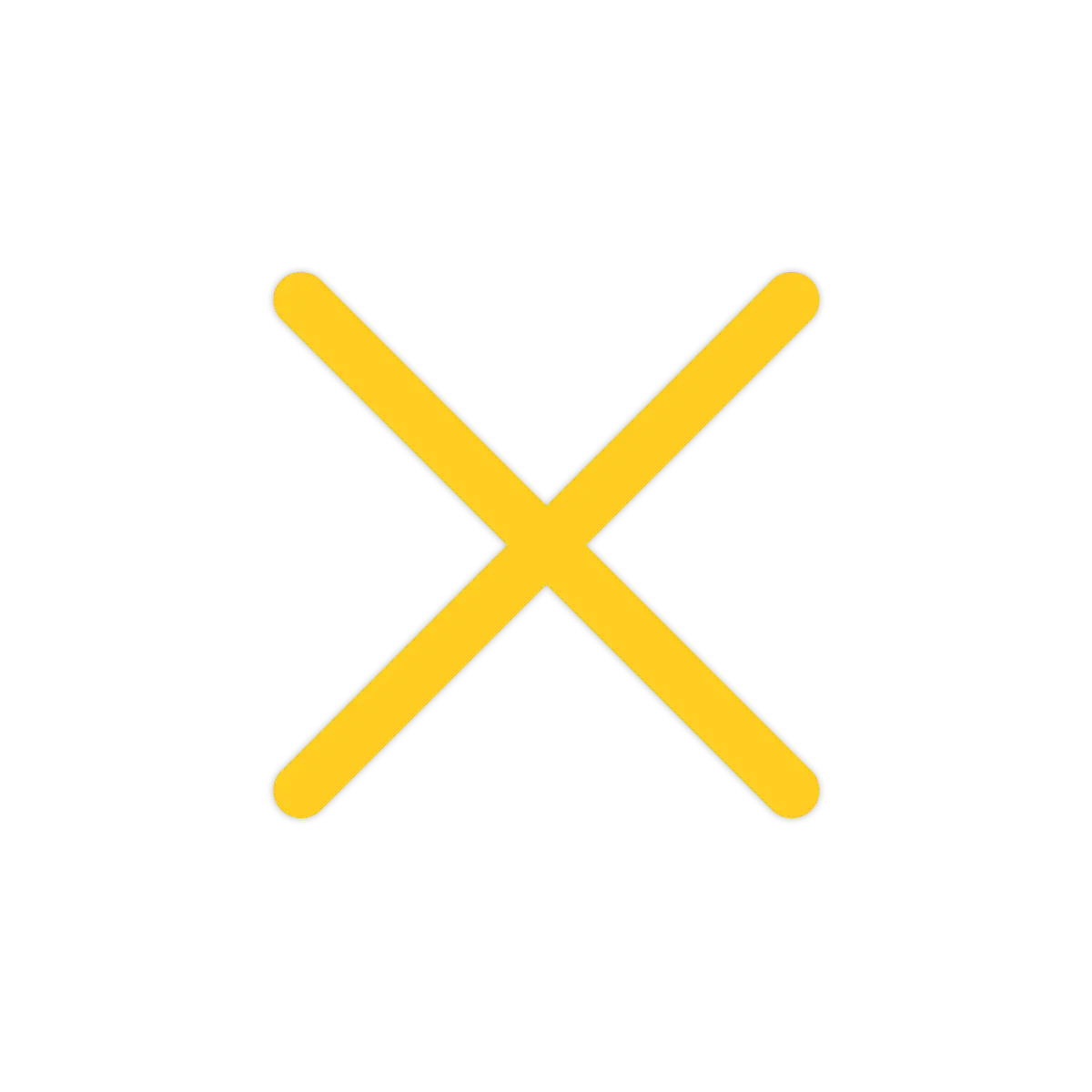 איקס פנימי צהוב